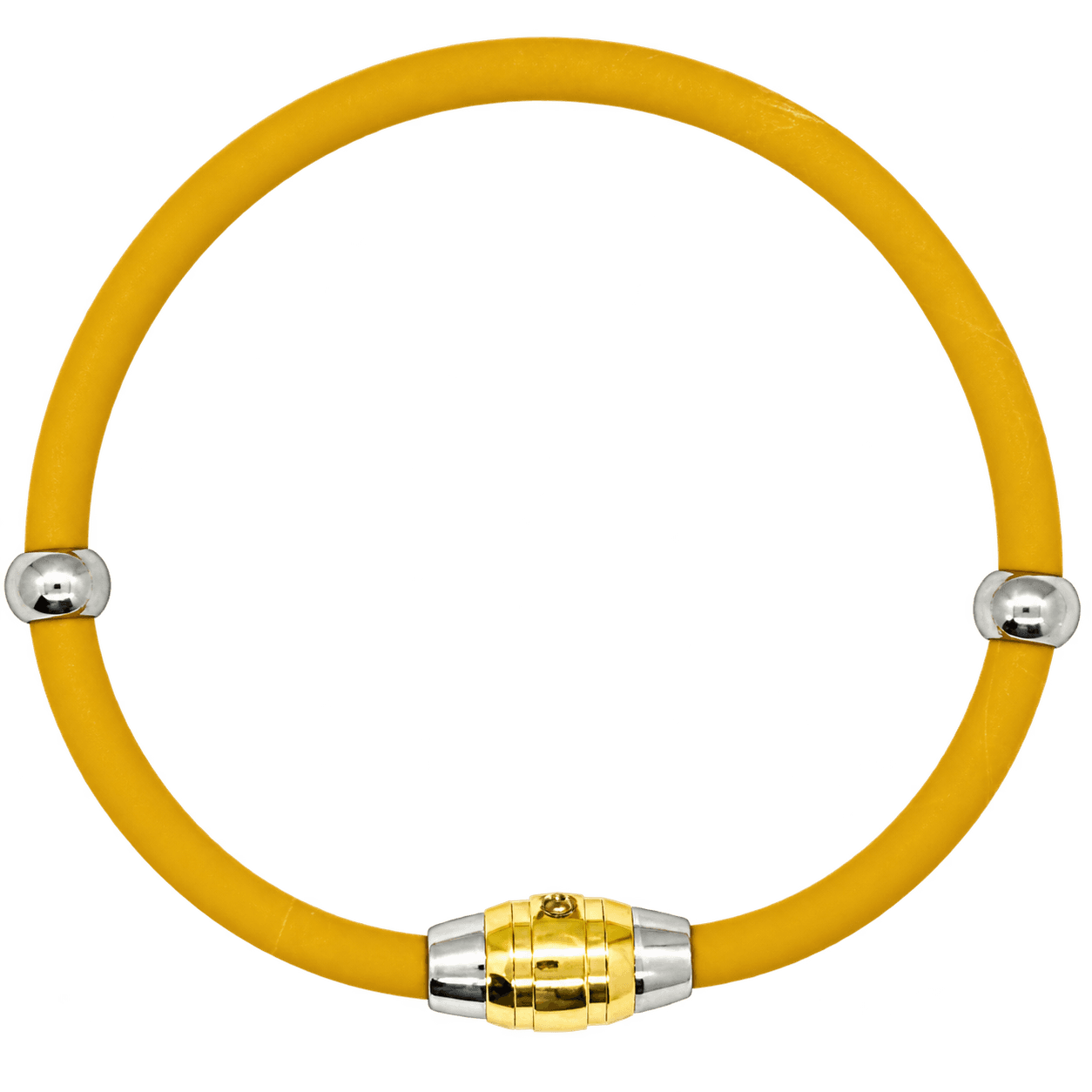 Nano ProTech tourmaline bracelet with gold and steel clasp